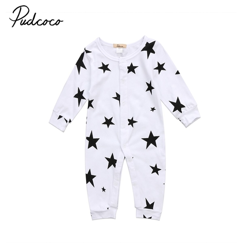 New White Stars Soft Autumn Newborn Baby