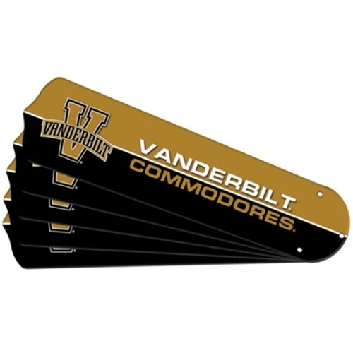 Ceiling Fan Designers 7990-VAN New NCAA VANDERBILT COMMODORES 52 in. C