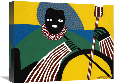 Global Gallery GCS-480360-1620-142 16 x 20 in. Guitarist 1 Art Print -