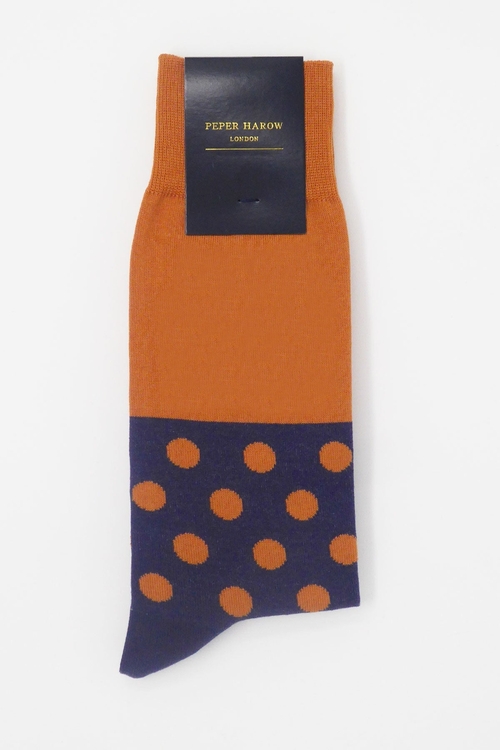 Main Mayfair Men's Socks - Burnt Orange image