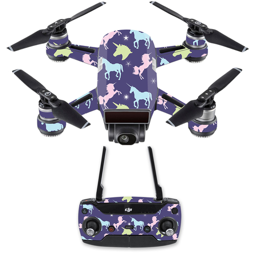 MightySkins DJSPCMB-Unicorn Dream Skin Decal for DJI Spark Mini Drone 