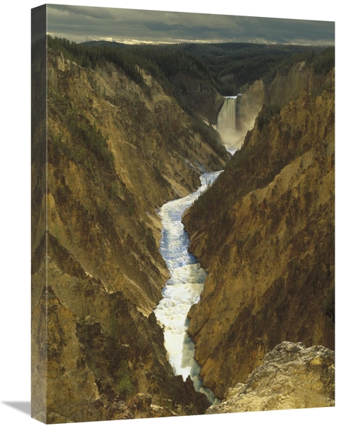 Global Gallery GCS-452000-1824-142 18 x 24 in. Lower Yellowstone Falls