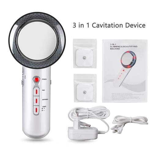 3 in 1 Ultrasonic Cavitation Machine Weight Loss Microcurrent EMS Body