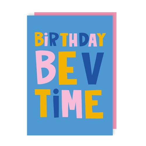 Bev Time Card (Pack of 6)