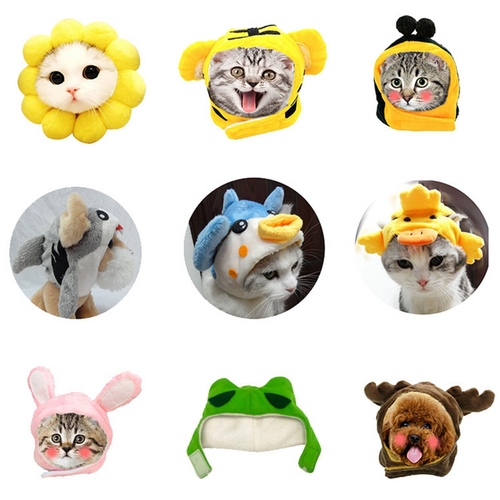 Christmas Pet Headwear Dog Cat Cute Hat Headdress