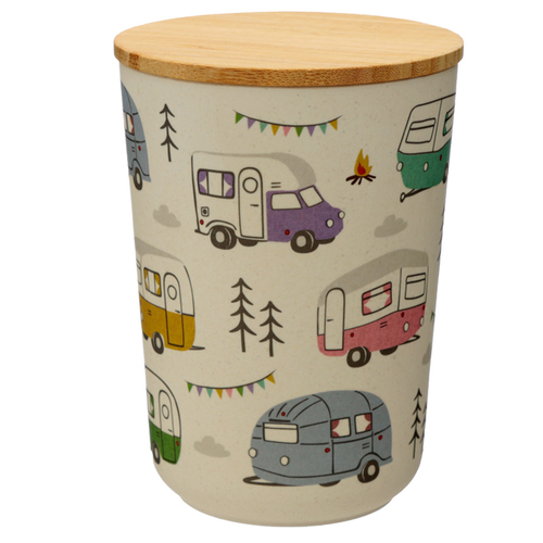 Medium Bamboo Composite Storage Jar Wildwood Caravan