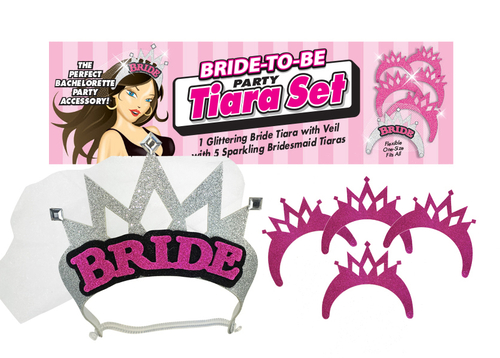 Bride-to-Be Party Tiara Set