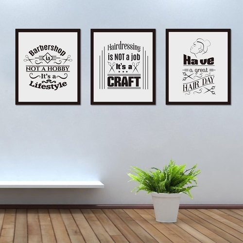 Funny Barbershop Posters Canvas Painting Pictures