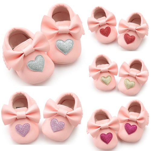 Children  Shores Baby Girl Sequins Bowknot Love