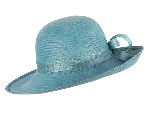 Large Turquoise Fashion Racing Hat