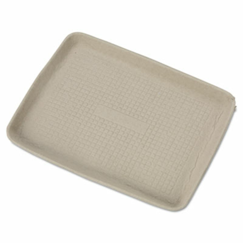 Huh 20815 Strongholder Molded Fiber Food Trays, Rectangular