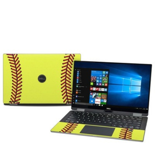 DecalGirl DX1365-SOFTBALL Dell XPS 13 2-in-1 9365 Skins - Softball