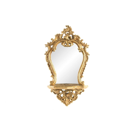 Wall mirror DKD Home Decor 38 x 13 x 68 cm Crystal Golden Resin