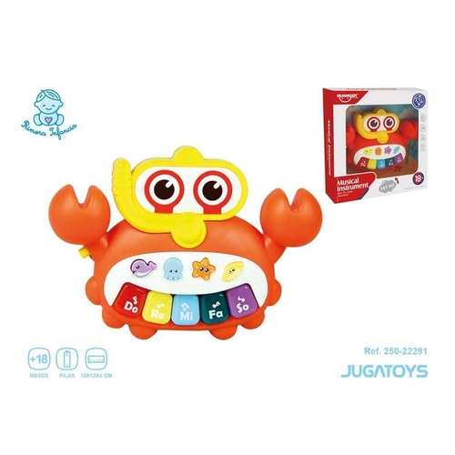 Musical instrument Children's Crab (18 x 13 x 4 cm)