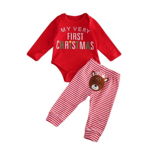 Newborn Baby Boys Girls Christmas Xmas