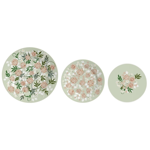 Flat Plate DKD Home Decor Porcelain Traditional 27 x 27 x 3 cm 18