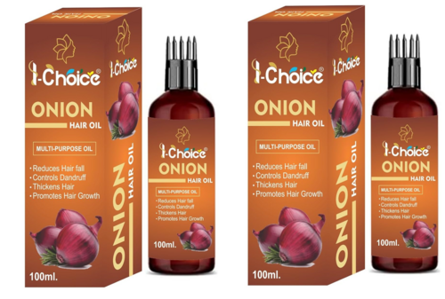 Onion Hair Oil For Reduce Hair Fall 100ML Pack of 2