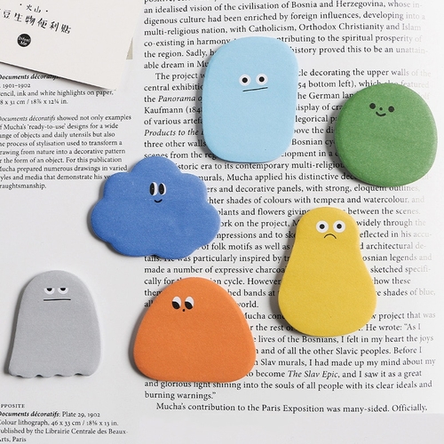 Cute Eyes Sticker Stick Markers Bookmark