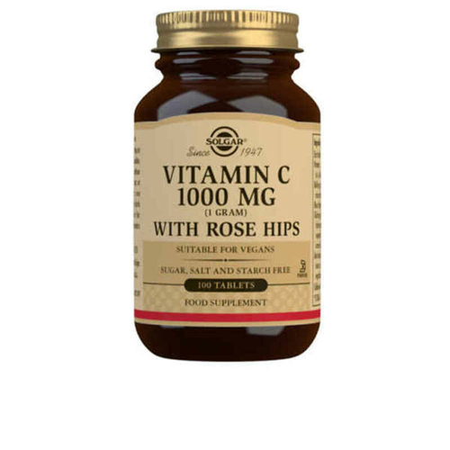 Rose Hips + Vitamin C Solgar Rose Hips C (100 uds)