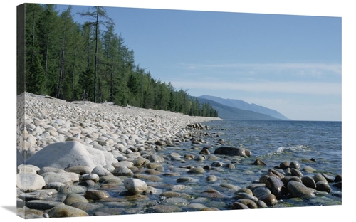 Global Gallery GCS-452493-2436-142 24 x 36 in. Rocky Beaches, Holy