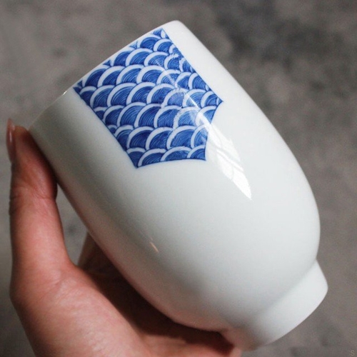 Handmade Creative Ceramic Water Ripples Mug