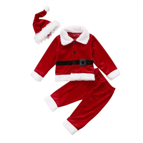 Christmas Toddler Baby Boy Girl Clothes Sets 3pcs