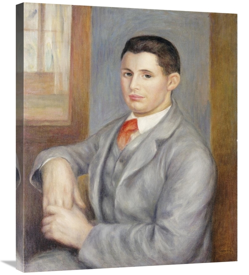 Global Gallery GCS-267122-30-142 30 in. Young Man with a Red Tie Art P