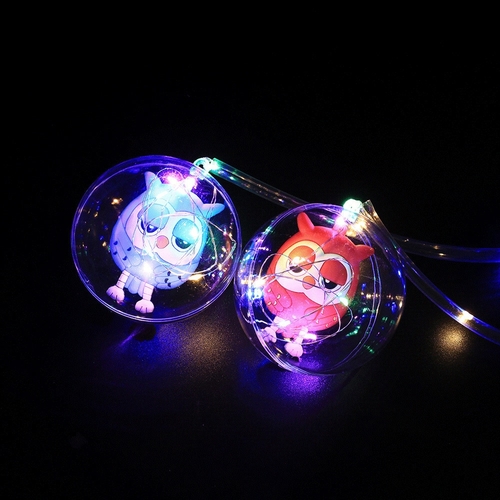 Flashing Clear Ball Led Light Flexible Lamp