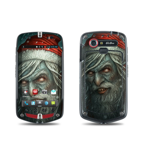 DecalGirl CCG4-BADSANTA Casio GzOne Commando 4G Skin - Bad Santa