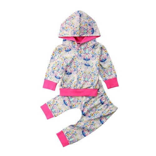 Infant Newborn Baby Boy Girl Hoodies Top+Long