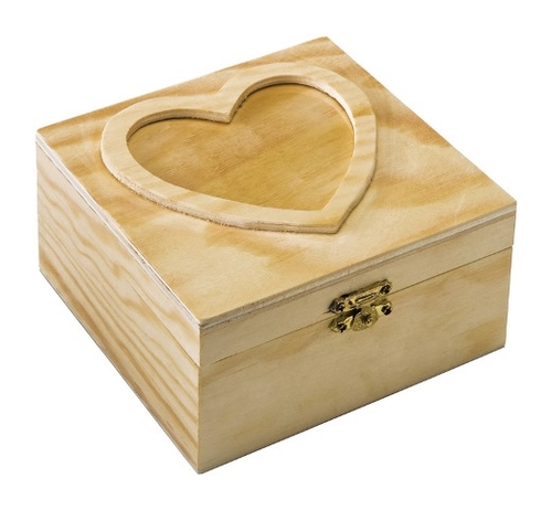 Plaid 12736 Heart Box Wood Surfaces  
