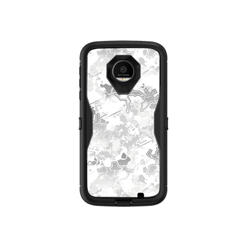 MightySkins MOZDED-Viper Snow Skin for Otterbox Moto Z Force Droid Def