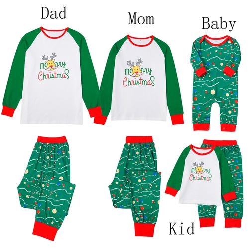 Christmas Pajamas Clothes Set Children Clothes