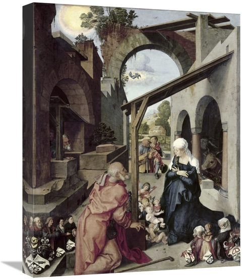 Global Gallery GCS-277444-22-142 22 in. Paumgartner Altarpiece - Centr