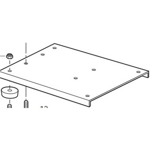 Allegro Industries 9500-89 Blower Base Plate