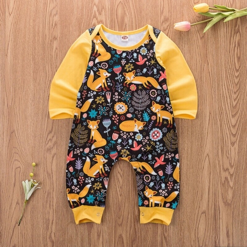 Pudcoco Autumn Newborn kids Baby Boy Girl Cute Fox
