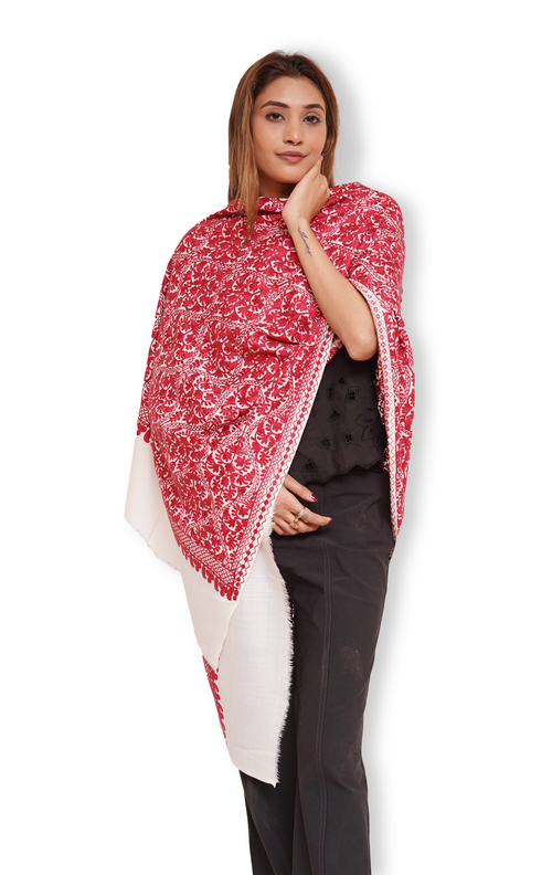 100% Pashmina Embroidery Shawl 