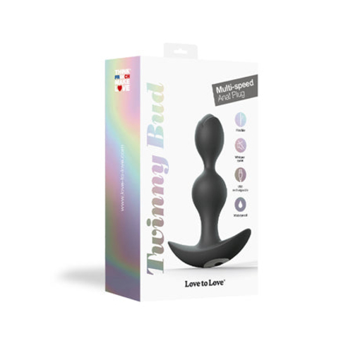 Love to Love Twinny Bud Rechargeable Silicone Multi-Speed Vibrating