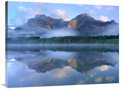 Global Gallery GCS-452113-3040-142 30 x 40 in. Fortress Mountain Shrou