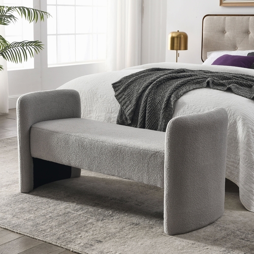 52" Bench for Bedroom End of Bed Modern Contemporary Design Ottoman