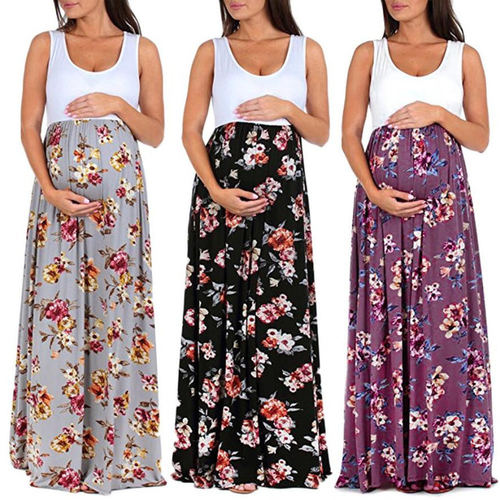 Casual Women O-Neck Pregnant Photography Props