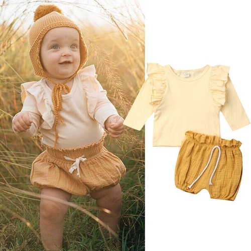 Pudcoco Autumn Newborn Kids Baby Girls Clothes