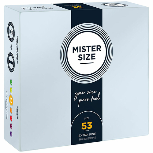 Condoms Mister Size Ø 5,3 cm (36 pcs)