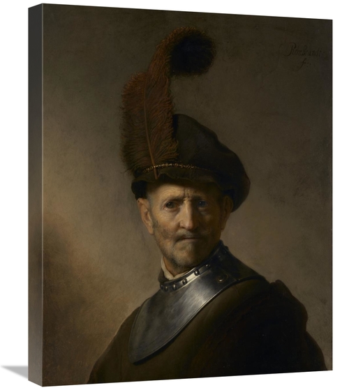 Global Gallery GCS-454991-2024-142 20 x 24 in. An Old Man in Military 