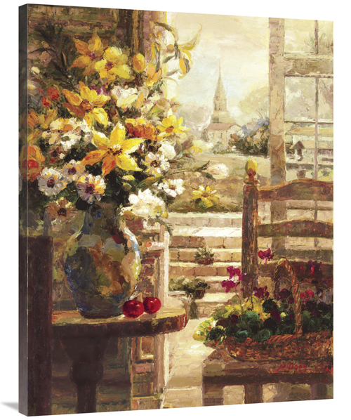 Global Gallery GCS-128076-3040-142 30 x 40 in. Jans Bouquet Art Print 