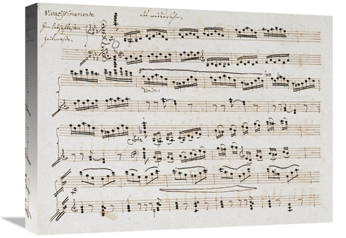 Global Gallery GCS-267481-22-142 22 in. Manuscript of the Second & Thi