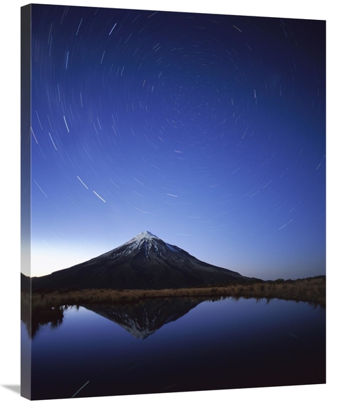 Global Gallery GCS-453448-2835-142 28 x 35 in. Star Trails Around the 