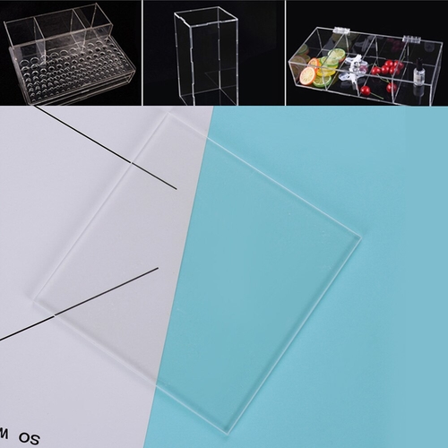 1PC 10*10cm Working Bench Acrylic Transparent