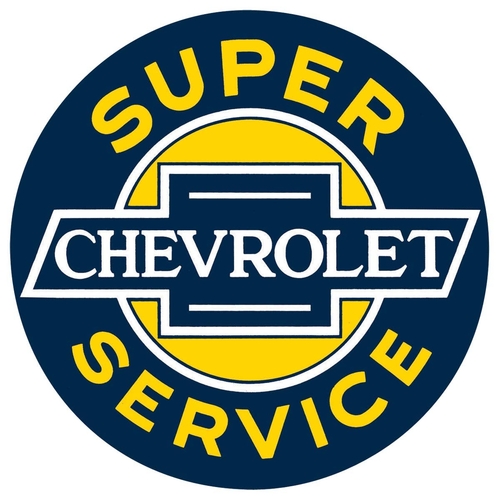 3 Inch Cloth Patch Chevy Service