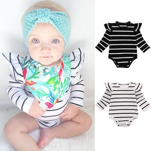 Cotton Newborn Baby Girl Boy Clothes long sleeve